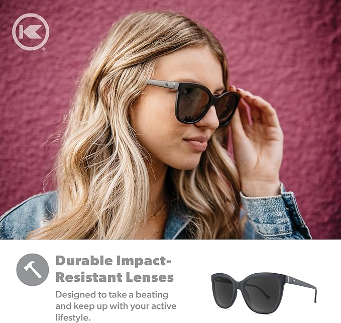 Knockaround Deja Views Polarized Sunglasses for Women & Men - Trendy Sunglasses - UV400 Protection