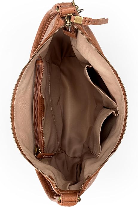 The Sak Sequoia Hobo Bag - Premium Large Leather Women's Handbag for Everyday & Travel - Durable Purse With Zipper Pocket