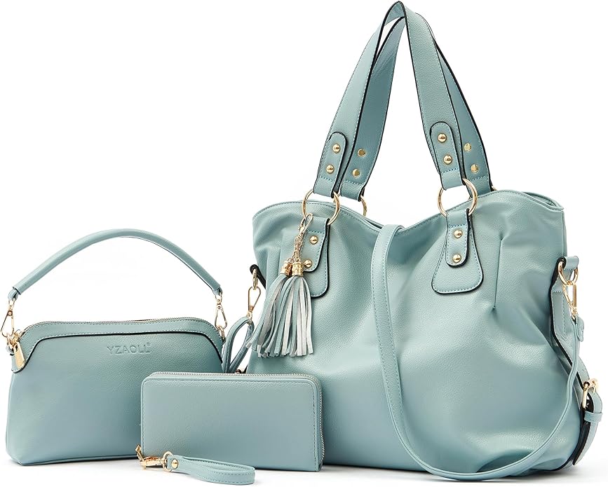 Women Large Crossbody Bags Ladies Satchel Shoulder Handbags Purse and Wallet Set for Women Totes Hobo Purses