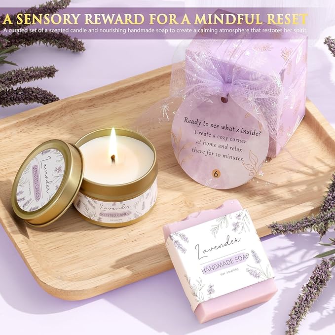 Valentines Gifts for Women & Teenage Girls, 10 Day Self Love Challenge to Unlock 10 Wrapped Spa Gift Baskets, Tween Teen Girl Trendy Stuff Bath Shower Sets Self Care Birthday Gifts Stocking Stuffers