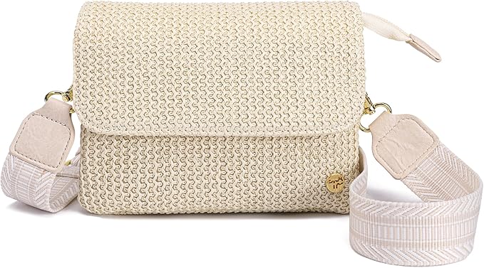 MINICAT Straw Small Summer Purses for Women Crossbody Purse Beach Bags for Everyday Cruise Travel Vacation Essentials | Straw, Small, Summer, for Everyday, Cruise, Travel, Vacation, Essentials