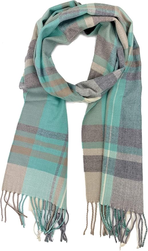 Plum Feathers Super Soft Luxurious Cashmere Feel unisex for Men and Women Winter Scarf