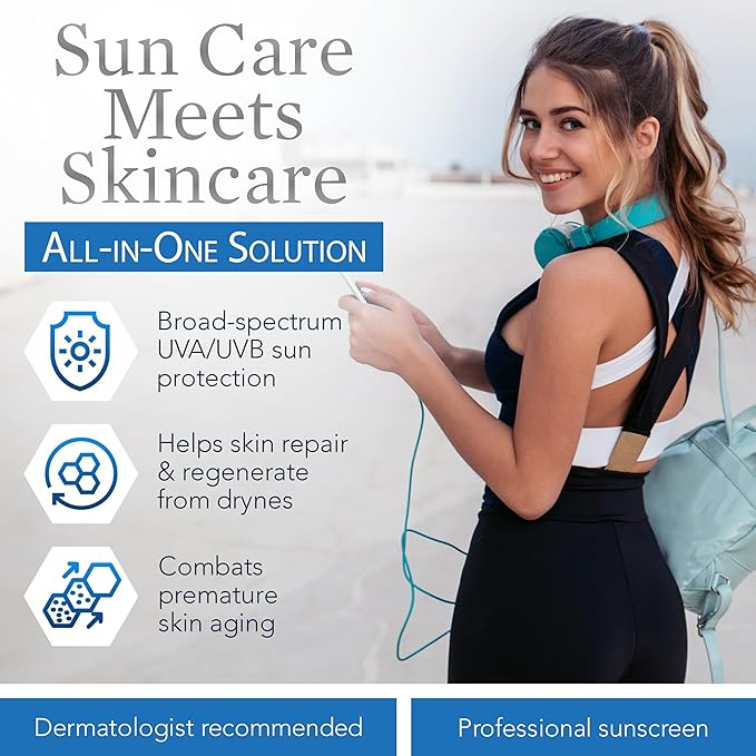 Clear Choice Sunscreen for Face SPF 45, Oil Free Sunblock & Light Moisturizer with Zinc Oxide, Reef-Safe, Broad Spectrum, Water-Resistant, No White Cast, Light Moisturizer, 4oz