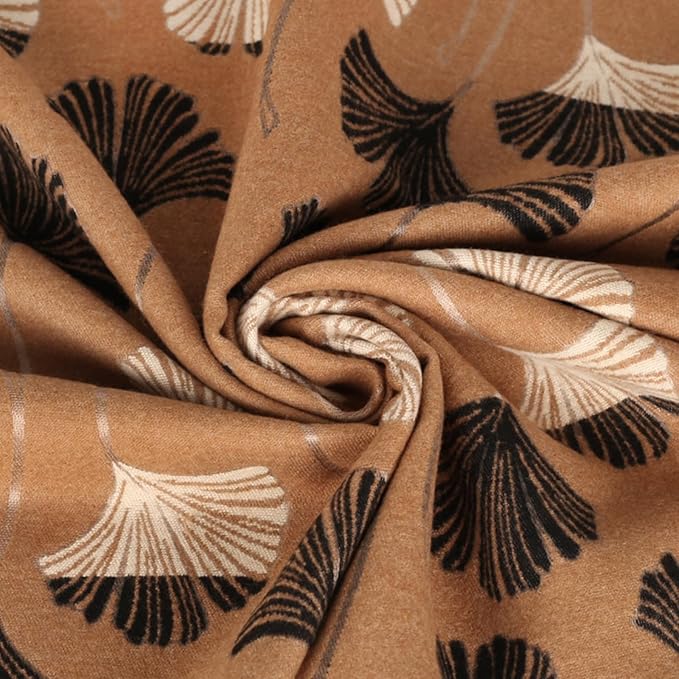 EXTREE Scarfs for Women Pashmina Silky Shawl Wrap for Evening Dressing Blanket Open Front Poncho Cape
