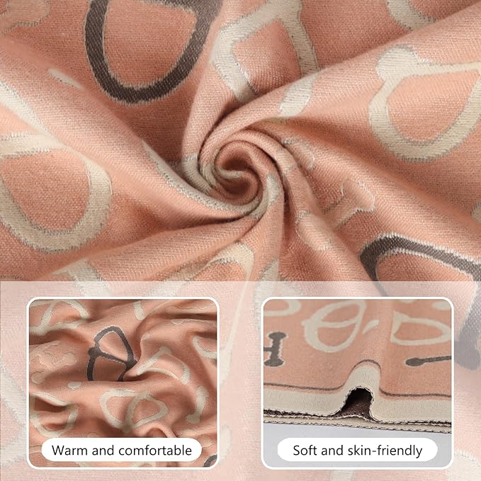 EXTREE Scarfs for Women Pashmina Silky Shawl Wrap for Evening Dressing Blanket Open Front Poncho Cape