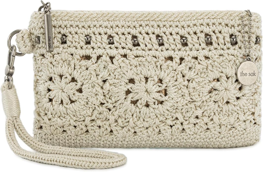 The Sak Womens Vita Crochet P Wristlet