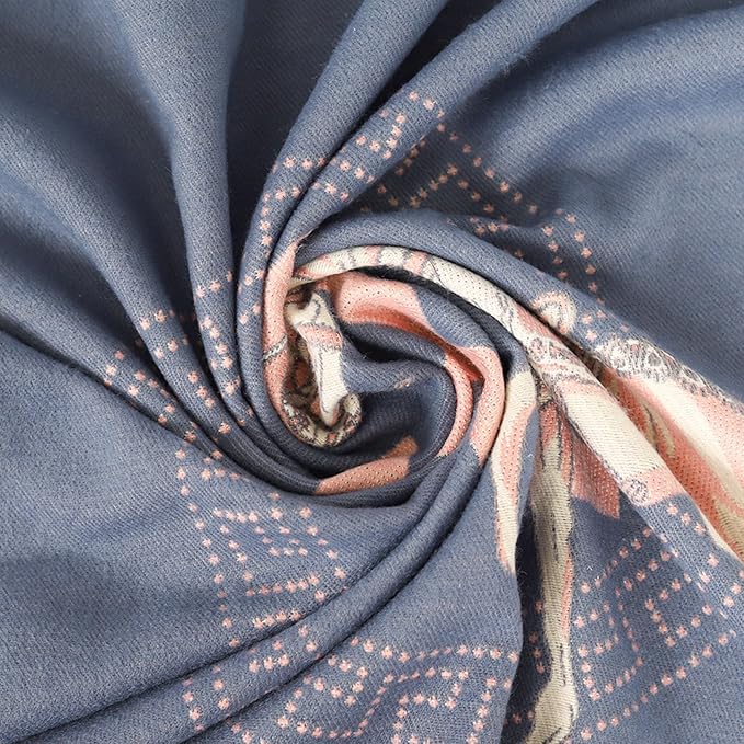 EXTREE Scarfs for Women Pashmina Silky Shawl Wrap for Evening Dressing Blanket Open Front Poncho Cape