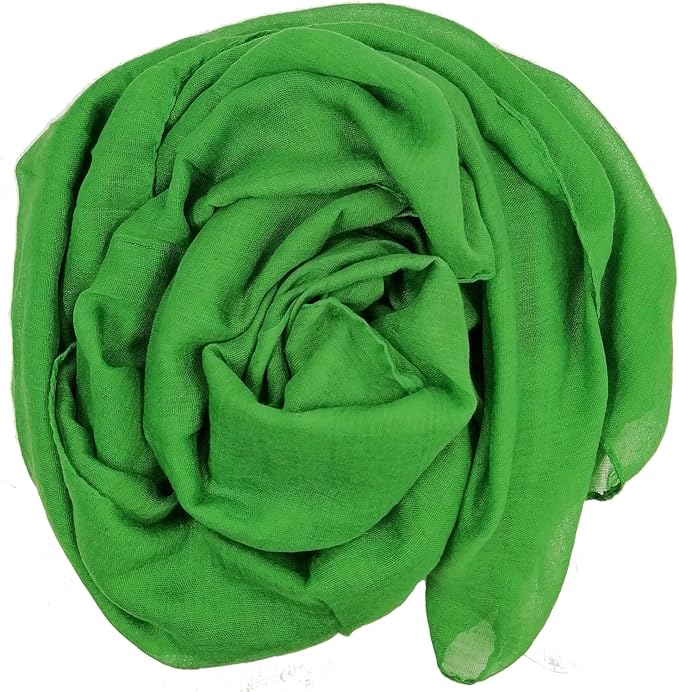 woogwin Women's Cotton Scarves Lady Light Soft Fashion Solid Scarf Wrap Shawl