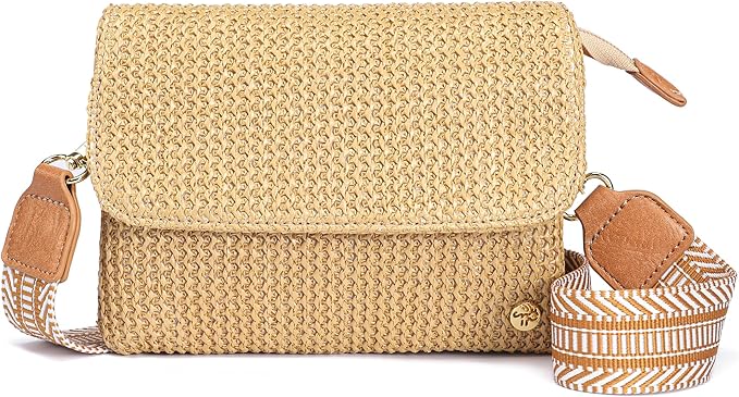 MINICAT Straw Small Summer Purses for Women Crossbody Purse Beach Bags for Everyday Cruise Travel Vacation Essentials | Straw, Small, Summer, for Everyday, Cruise, Travel, Vacation, Essentials