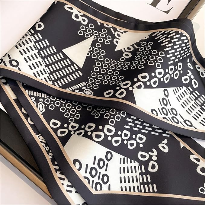 Hair Scarf for Women Silky Satin Headscarf Neck Scarves for Handbag Accessory