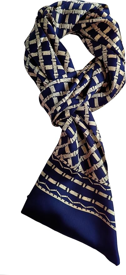 63 inches Man's 100 Pure silk scarf wrap Accessory gift