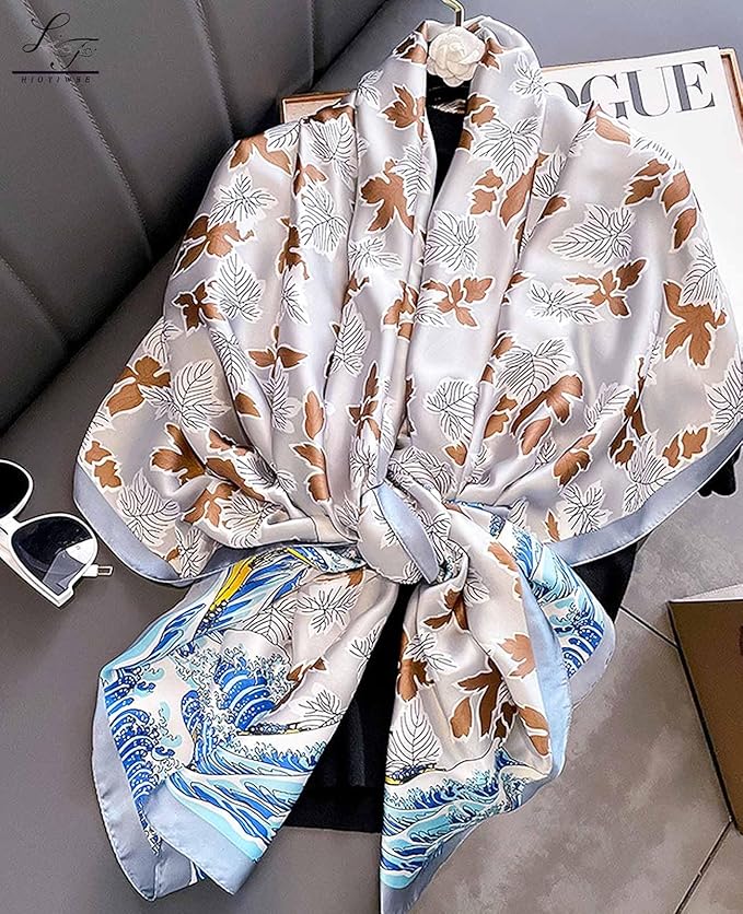 Shawl Scarf For Women Lightweight Scarves Floral Pattern Formal Evening Dressesformal Shawl Summer Wraps
