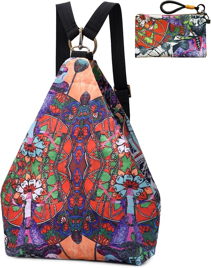 Black Butterfly Premium Backpack for Women, Bohemia Style Fashion Casual Daypack Backpack, Small Backpack Purse (20-multicolor plus)