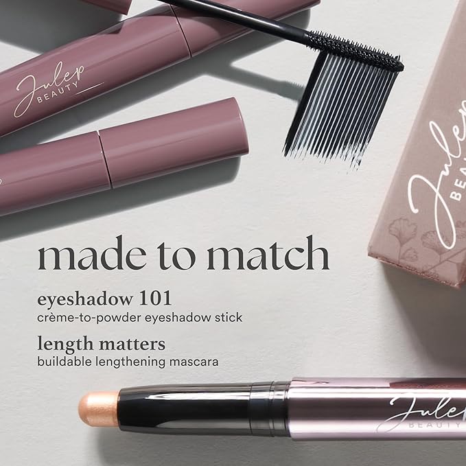 Julep Eyeshadow 101 Cream-to-Powder Waterproof Shadow Stick – Midnight Blue Shimmer – Long-Lasting, Crease-Proof, Dark Blue Shimmer Cream Eyeshadow with Built-in Smudger