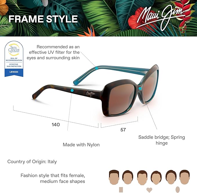Maui Jim Polarized Women's Orchid Fashion Sunglasses