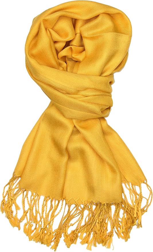 Achillea Soft Silky Pashmina Scarf for Women – Shawl Wrap for Evening Dresses, Bridesmaids, Weddings & Everyday Wear