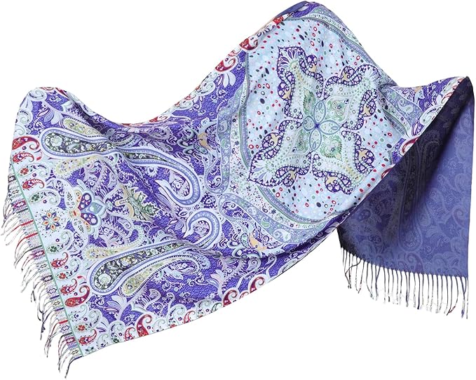 Scarf Shawl Wraps for Women Pashmina Soft Cashmere Scarf Printed Large Blanket Scarf Warm for Fall Winter