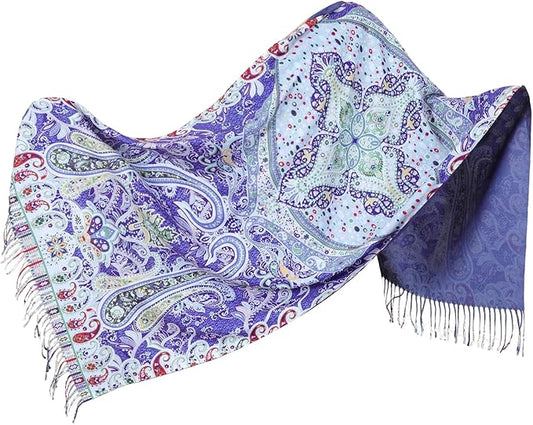 Scarf Shawl Wraps for Women Pashmina Soft Cashmere Scarf Printed Large Blanket Scarf Warm for Fall Winter