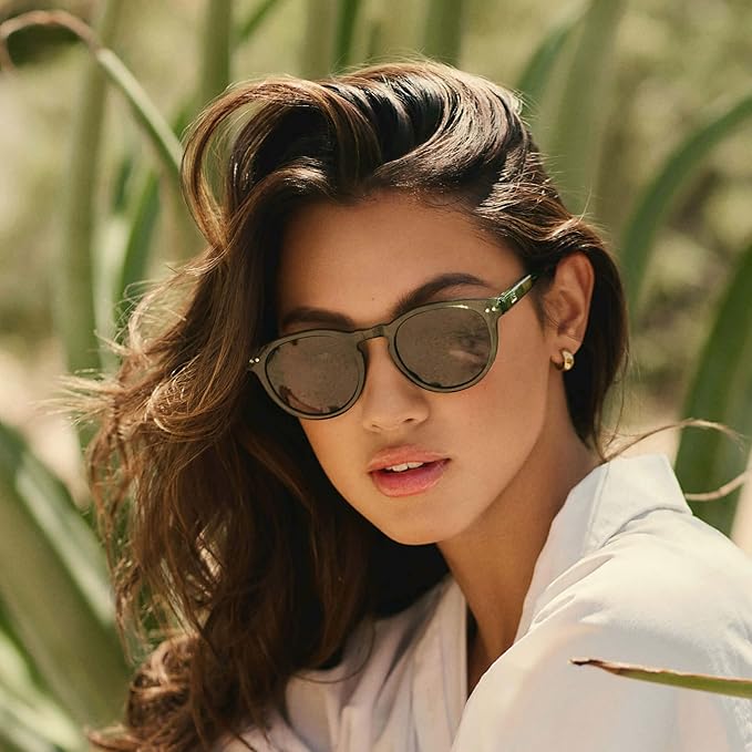 WearMe Pro Round Polarized Sunglasses for Women - Retro Classic UV400 Protection for Driving & Everyday Wear