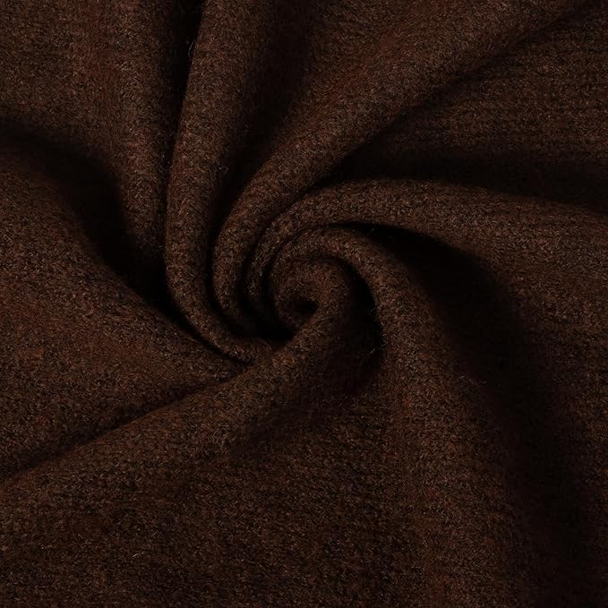 RIIQIICHY Shawl Wrap Women Pashmina Triangle Cape Knit Sweater Scarf for Fall Winter Fashion Accessory