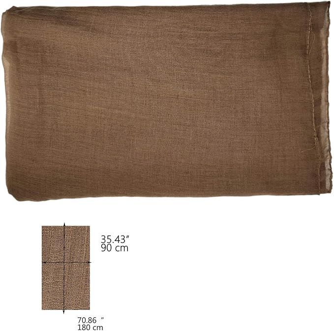 woogwin Women's Cotton Scarves Lady Light Soft Fashion Solid Scarf Wrap Shawl