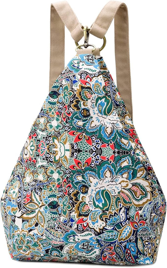 Black Butterfly Premium Backpack for Women, Bohemia Style Fashion Casual Daypack Backpack, Small Backpack Purse (02-blue)