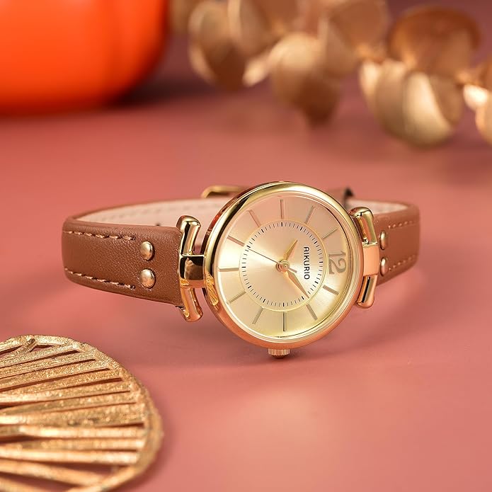Women's Leather Strap Watch, Womens Watch Wristwatch for Women