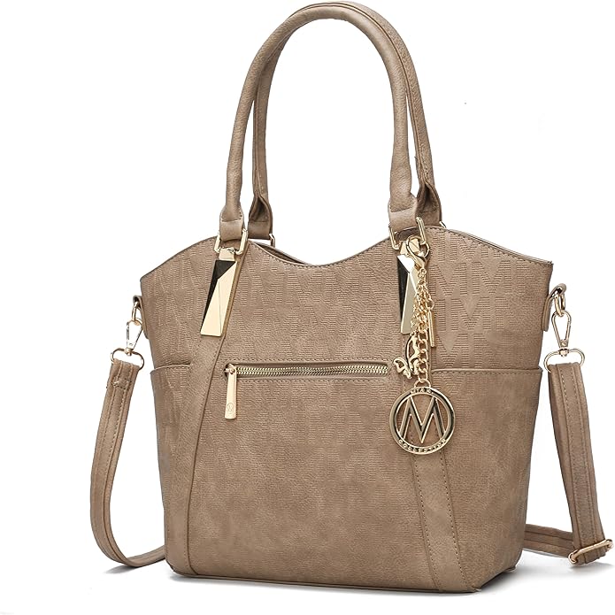 MKF Collection Tote Bag for Women Vegan Leather Shoulder Bag – Top-Handle Purse, Ladies Handbag by Mia K