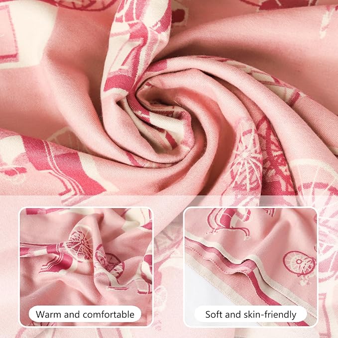 EXTREE Scarfs for Women Pashmina Silky Shawl Wrap for Evening Dressing Blanket Open Front Poncho Cape