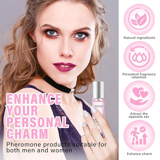 Richie House Pheromone Perfume for Women, Long-Lasting Roll-on Perfume for Women, Enhanced Scents Pheromone Cologne for Confident-Unleash Your Charm and Stay Confident, 20ml
