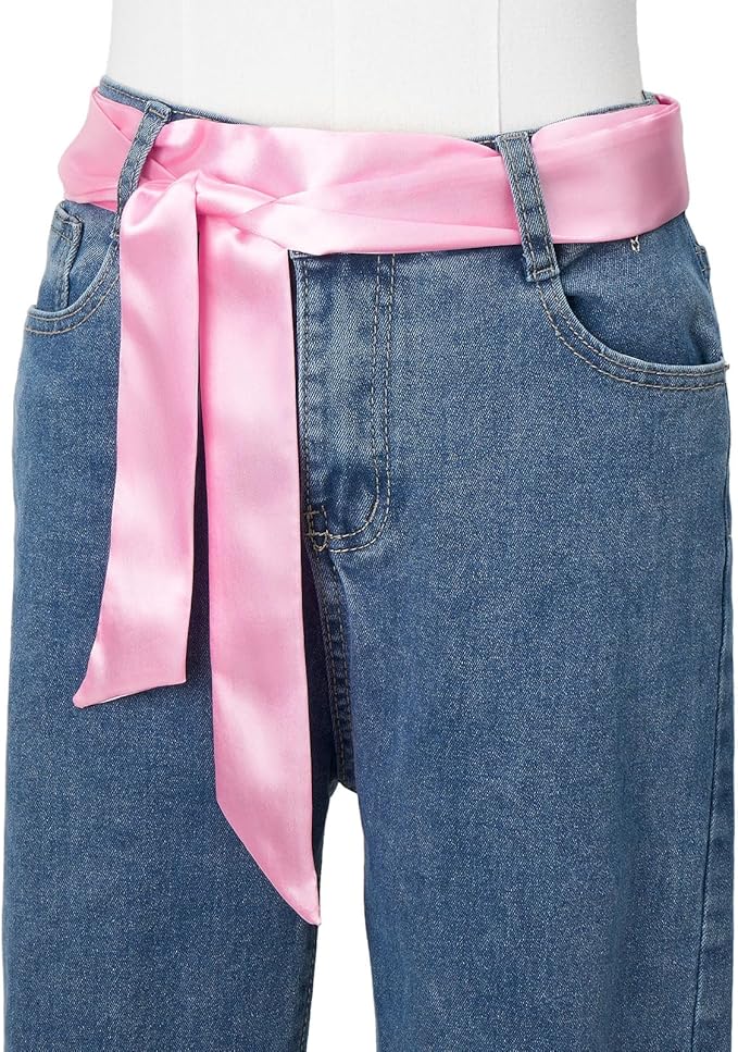 Solid Color Neck Scarf Purse Narrow Scarf Handbags Skinny Twill Hair Scarves Women Fashion Accessories Bag Charms