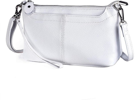 befen Genuine Leather Wristlet Clutch Wallet Purses Small Crossbody Bags for Women with RFID Blocking Card Slots