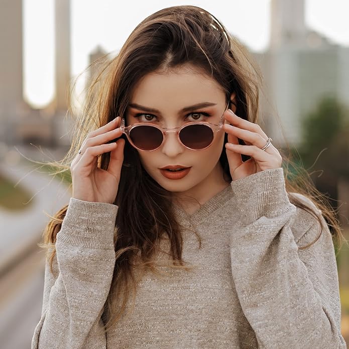 ZENOTTIC Polarized Round Sunglasses, Stylish Sunglasses for Men and Women Retro Classic, Multi-Style Selection
