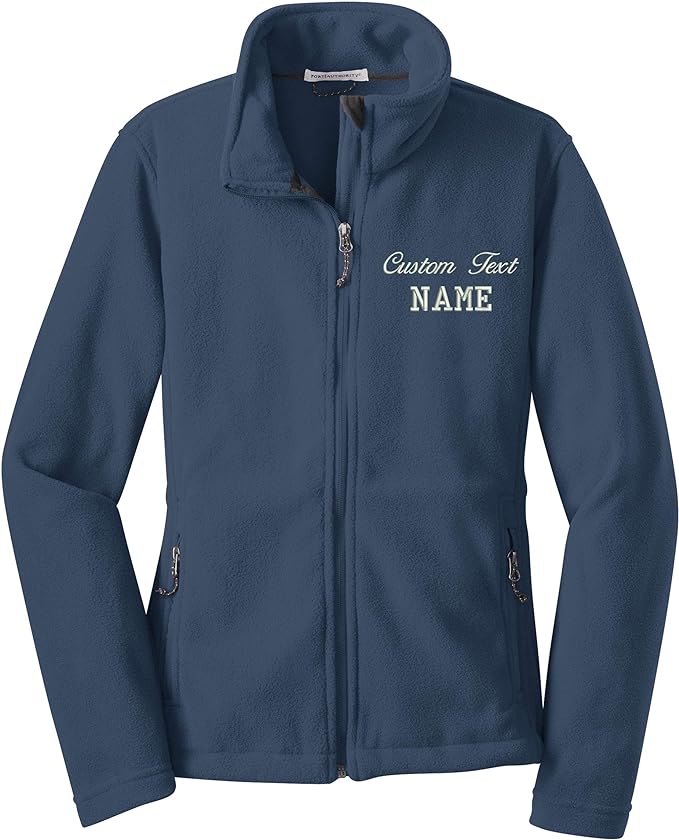INK STITCH Women L217 Custom Stitching Embroidery Fleece Jackets - Multicolors