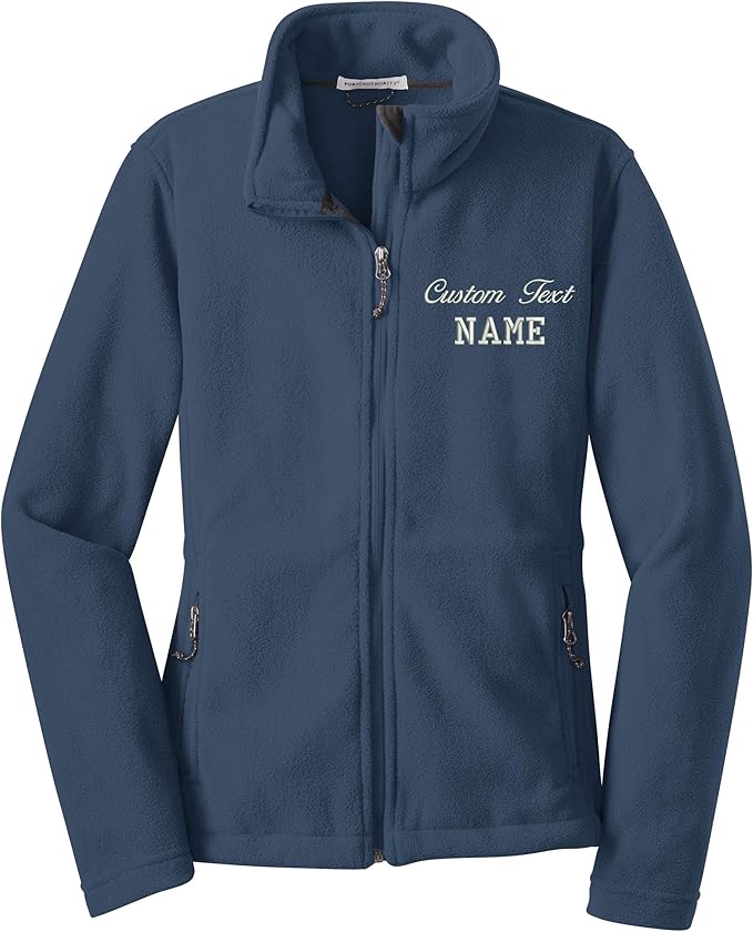 INK STITCH Women L217 Custom Stitching Embroidery Fleece Jackets - Multicolors