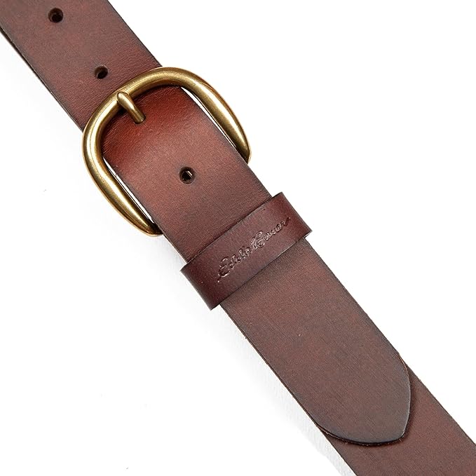 Eddie Bauer Women's Casual Leather Belts with Durable Metal Buckle