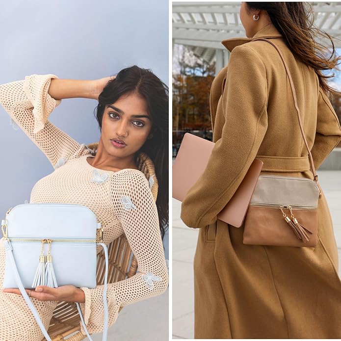 Nude Cheetah Saddle Bag by Jen & Co