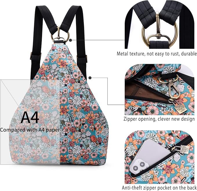 Black Butterfly Premium Backpack for Women, Bohemia Style Fashion Casual Daypack Backpack, Small Backpack Purse (53-multicolor)