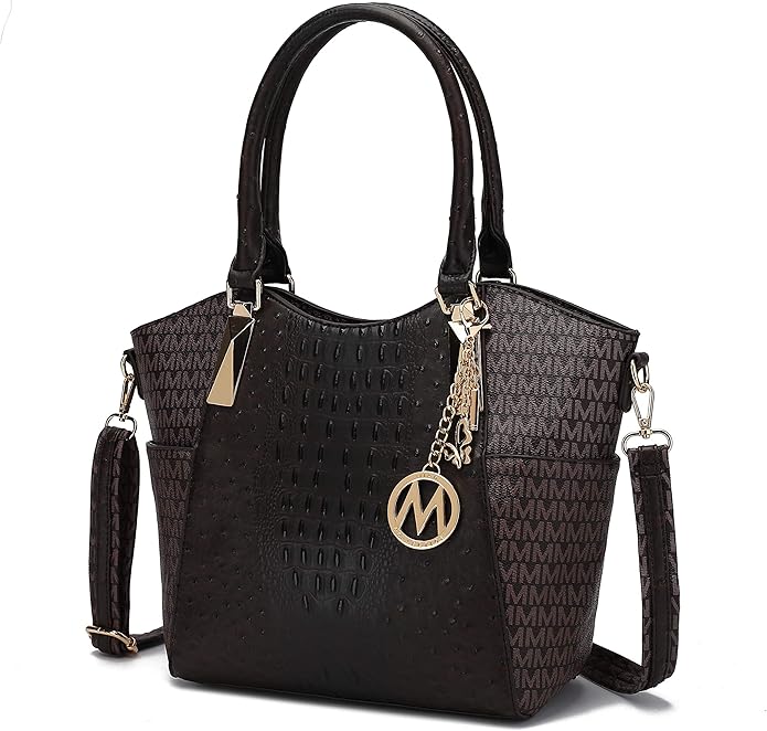 MKF Collection Tote Bag for Women Vegan Leather Shoulder Bag – Top-Handle Purse, Ladies Handbag by Mia K