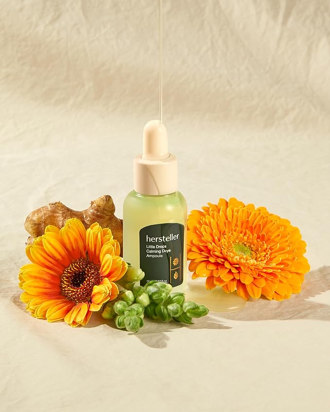 hersteller Little Drops Calming Days Ampoule 45ml, 1.5 Fl Oz Soothing for Sensitive Skin Calendula Flower Water Moisturizing Vegan Facial Skin Korean Skincare