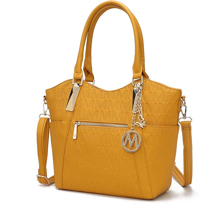 MKF Collection Tote Bag for Women Vegan Leather Shoulder Bag – Top-Handle Purse, Ladies Handbag by Mia K