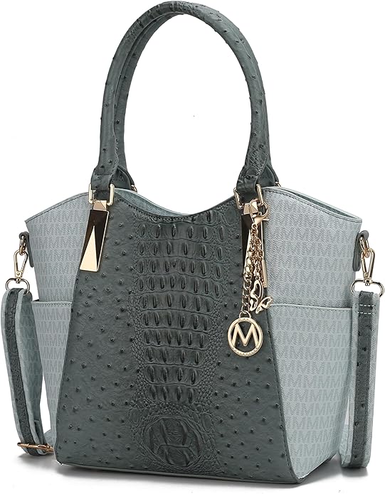 MKF Collection Tote Bag for Women Vegan Leather Shoulder Bag – Top-Handle Purse, Ladies Handbag by Mia K