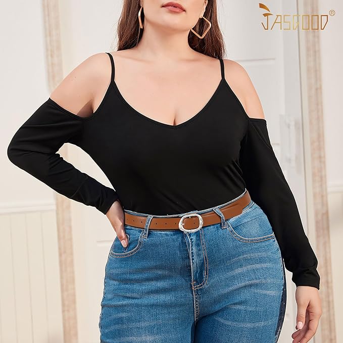 JASGOOD 3 Pack Women Belts for Jeans Pants Ladies Leather Waist Belt Casual Fashion Trend Belt for Women with Gold Buckle
