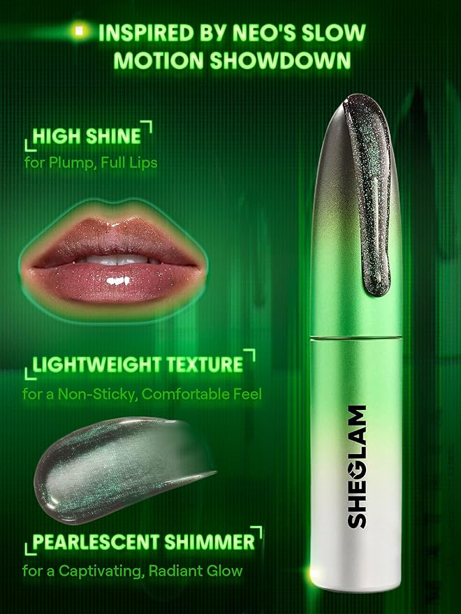 SHEGLAM The Matrix Collection Set All in One Makeup Kit Includes Eyeshadow PaletteLip Balm Highlighter Lip Gloss Blush Make Up Gift Set for Women
