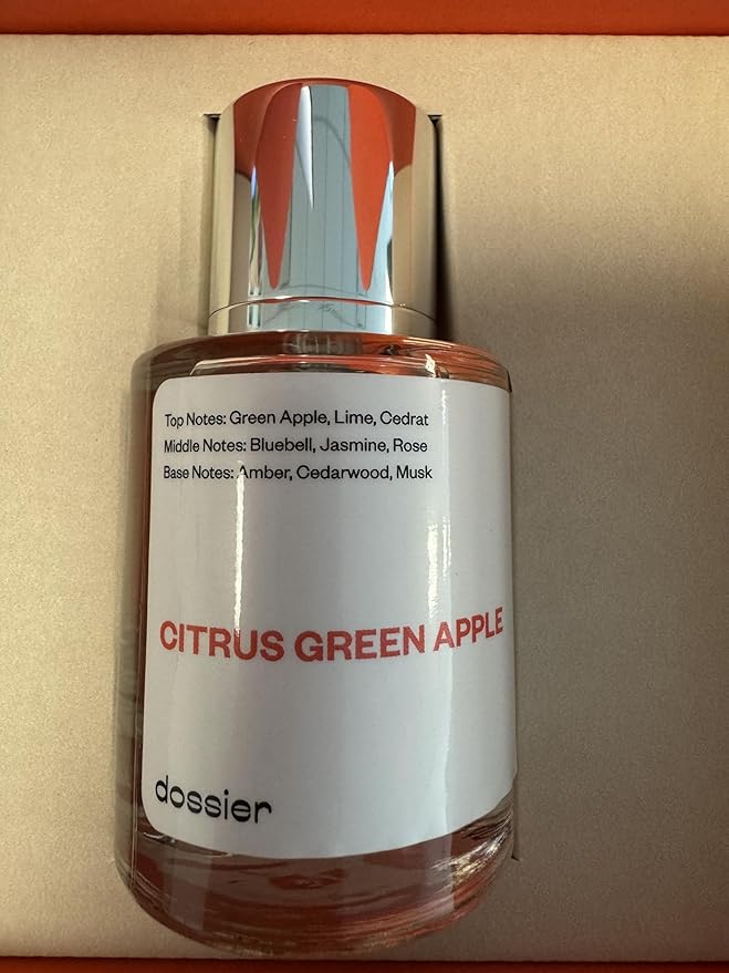 Dossier - Citrus Green Apple - Eau de Parfum - Perfume Luxury - Pure Infused - For Women - Fragrance 1.7 oz (Spray 50ml)
