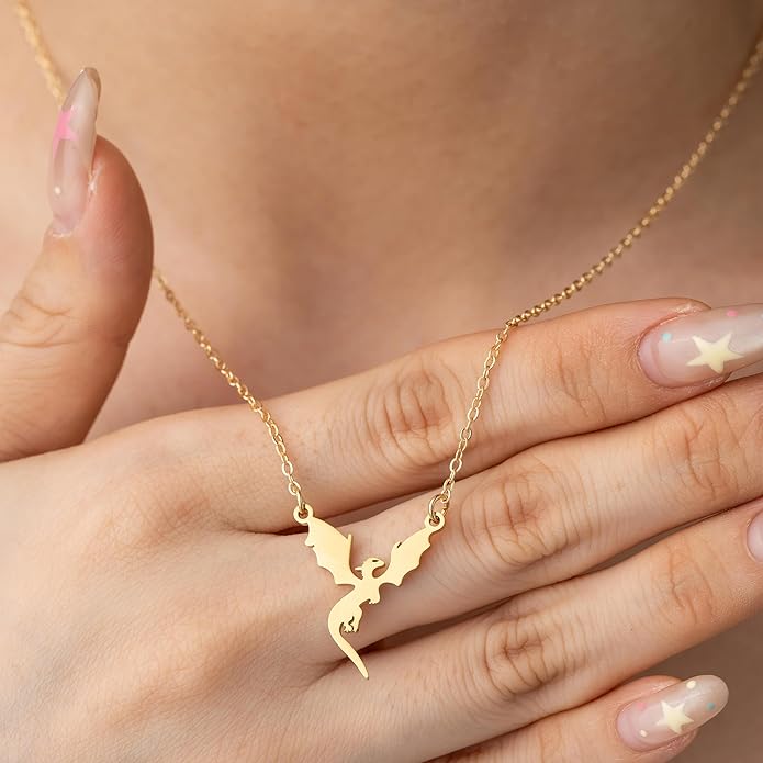 Baydurcan Dainty Gold Necklace for women - 14K Gold Plated Pendant Necklaces Gifts for Friends Sister Mother, Birthday, Christmas, Graduation, Inspirational Gifts