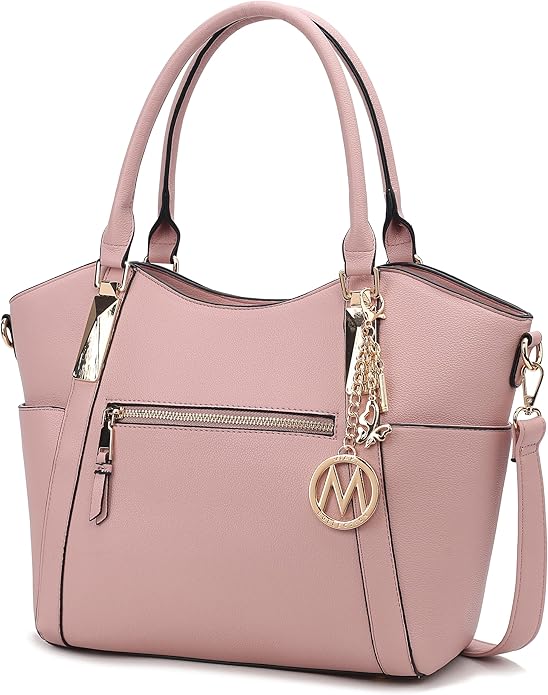 MKF Collection Tote Bag for Women Vegan Leather Shoulder Bag – Top-Handle Purse, Ladies Handbag by Mia K