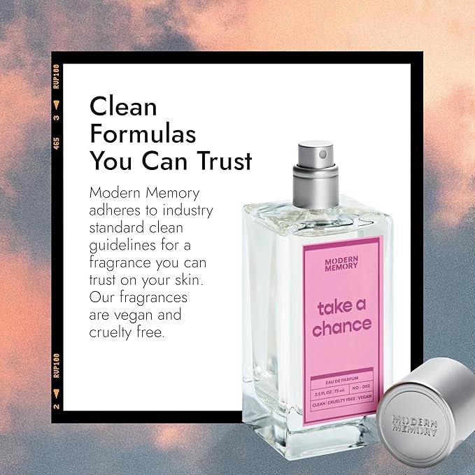 Modern Memory Take a Chance Eau de Parfum for Women, 2.5 fl oz - Notes of Grapefruit, Jasmine & White Musk