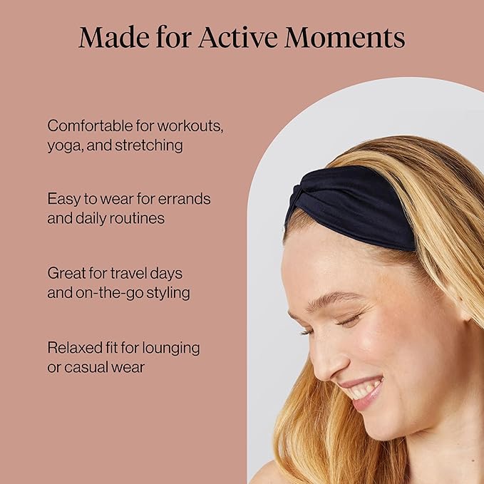 Kitsch Wide Headbands for Women - Fashion Sports Headband for Workout, Yoga, Gym, Running, Exercise | Stretchy Head Bands| Hair Accessories | Ideal Gifts for Women - Garden Bouquet, 2pcs