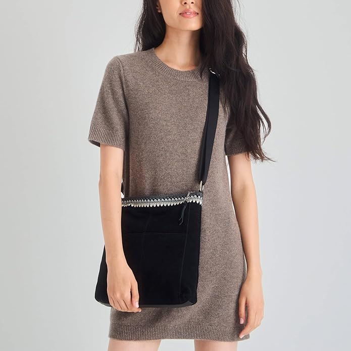The Sak Lucia Crossbody Bag in Leather, Convertible Purse with Adjustable Strap